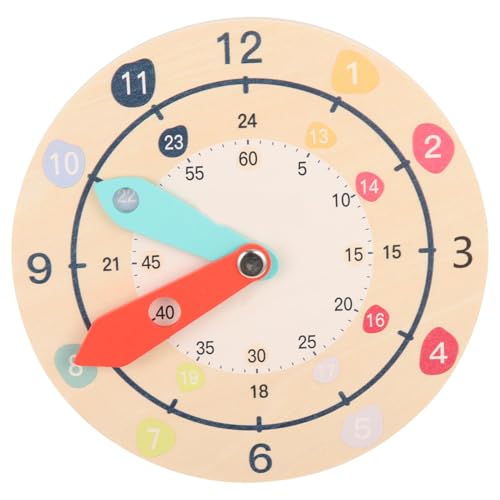 LRXIYODE Junge Mädchen Lernuhr Aus Interaktive Clock Toy Für Zeitverständnis Und Farberkennung Für Kleinkinder Pädagogisches Spielzeug Für Kindergarten Zuhause LRXIYODE Junge Mädchen Lernuhr Aus Interaktive Clock Toy Für Zeitverständnis Und Farberkennung Für Kleinkinder Pädagogisches Spielzeug Für Kindergarten Zuhause von LRXIYODE