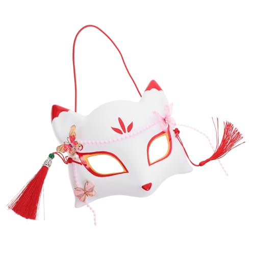 LRXIYODE Japanische Fuchsmaske aus Hochwertigem Einzigartige Halbgesichts Party Maske für Halloween und Cosplay Langlebiges Modisches Karnevalskostüm Zubehör LRXIYODE Japanische Fuchsmaske aus Hochwertigem Einzigartige Halbgesichts Party Maske für Halloween und Cosplay Langlebiges Modisches Karnevalskostüm Zubehör von LRXIYODE
