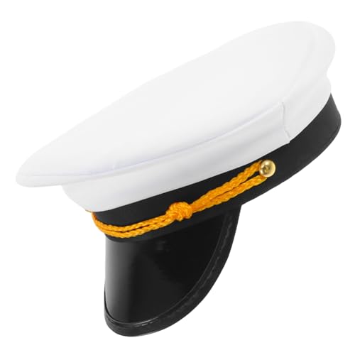 LRXIYODE Kapitänshut für Damen Leichte Matrosenmütze für Nautische Partys Strandhochzeiten und Halloween Verstellbar für Kopfgrößen für Cosplay und Fotoshootings LRXIYODE Kapitänshut für Damen Leichte Matrosenmütze für Nautische Partys Strandhochzeiten und Halloween Verstellbar für Kopfgrößen für Cosplay und Fotoshootings von LRXIYODE