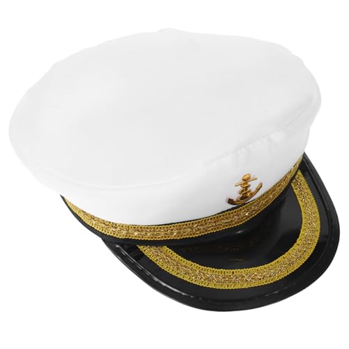 LRXIYODE Kapitänshut für Damen und Herren Matrosenmütze Hochwertigem für Kostümpartys Segelboot Events und Outdoor Aktivitäten Design UV Schutz LRXIYODE Kapitänshut für Damen und Herren Matrosenmütze Hochwertigem für Kostümpartys Segelboot Events und Outdoor Aktivitäten Design UV Schutz von LRXIYODE