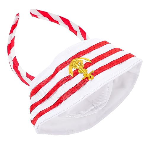 LRXIYODE Matrosenmütze Stirnband Nautisch Kostüm Haarband für Damen Kinder Cosplay Party Zubehör von LRXIYODE