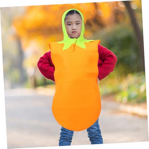 LRXIYODE Karotten Kostüm Gemüse Cosplay Party Outfit Leichtes Bequemes Kinderkostüm Vielseitig Für Jungen und Mädchen Karottenkleidung Für Fasching und Rollenspiele LRXIYODE Karotten Kostüm Gemüse Cosplay Party Outfit Leichtes Bequemes Kinderkostüm Vielseitig Für Jungen und Mädchen Karottenkleidung Für Fasching und Rollenspiele von LRXIYODE
