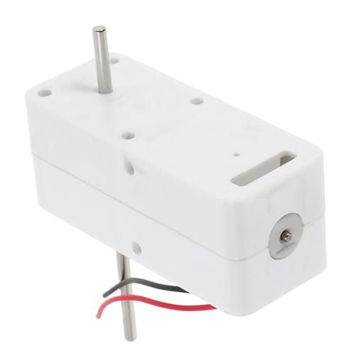 LRXIYODE Kasten Motoruntersetzungsgetriebe Räder Für Das Handwerk Untersetzungsgetriebemotor Zahnräder Aus Kunststoff Untersetzungsmotor DIY Rc-car-bausatz Dual-extruder Plastik Weiß von LRXIYODE