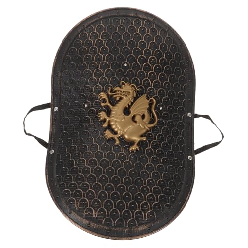 LRXIYODE Kinderkostüm Soldaten Schild aus Robustem Kunststoff Leichtes Mittelalter Rollenspiel Zubehör für Jungen und Mädchen für Karneval Partys und Fantasievolle Abenteuer von LRXIYODE