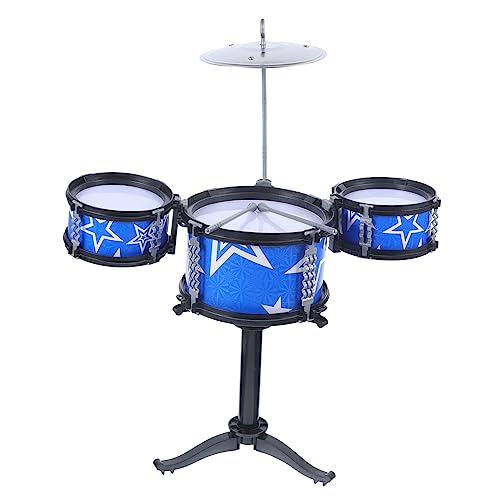 LRXIYODE Kinderschlagzeug Set mit Zwei Trommelstöcken und Mikrofon Soundeffekt Pädagogisches Jazz Drum Kit für Kleinkinder Sichere Materialien Fördert Sensorische Entwicklung und Spielspaß LRXIYODE Kinderschlagzeug Set mit Zwei Trommelstöcken und Mikrofon Soundeffekt Pädagogisches Jazz Drum Kit für Kleinkinder Sichere Materialien Fördert Sensorische Entwicklung und Spielspaß von LRXIYODE
