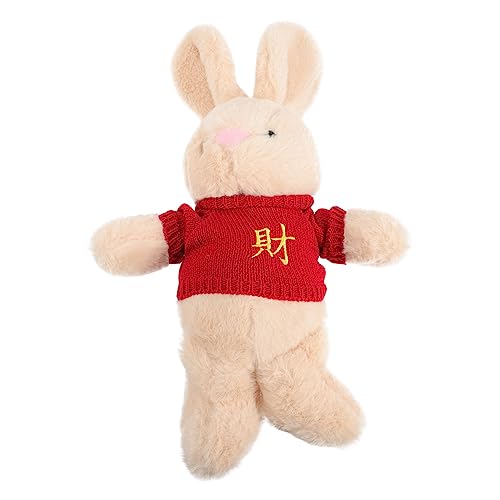 LRXIYODE Kinderspielzeug Kuscheltier für Kuscheltier für den Haushalt Kaninchen-Maskottchen-Plüschtier Kuscheltier versorgen PP Baumwolle von LRXIYODE