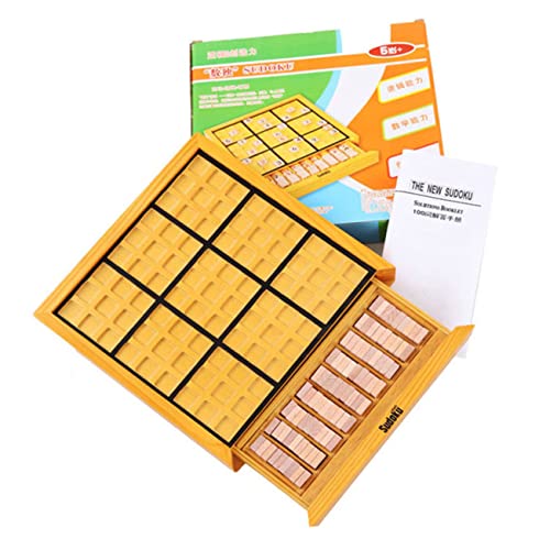 LRXIYODE Klassisches Sudoku aus Holz Intelligentes Denkspiel für Erwachsene und Perfektes Brettspiel Kreativität für DIY Partys LRXIYODE Klassisches Sudoku aus Holz Intelligentes Denkspiel für Erwachsene und Perfektes Brettspiel Kreativität für DIY Partys von LRXIYODE