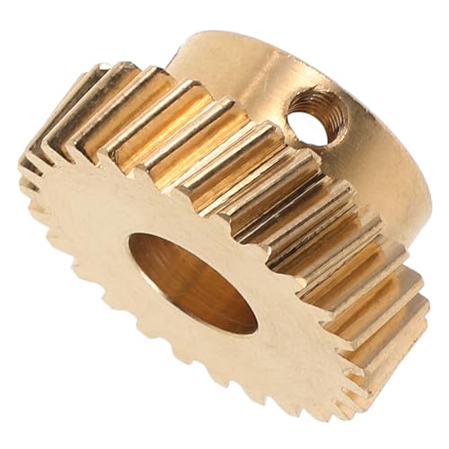 LRXIYODE Klauenmaschinengetriebe RC-Auto-Motorgetriebe Schneckengetriebe aus Kupfer RC-Car-Ausrüstung Ritzel Metall Golden von LRXIYODE