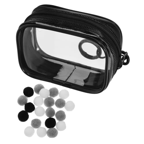 LRXIYODE Kleine Transparente PVC Aufbewahrungstasche für Puppen mit Schutz Geschlossenes Design Vielseitig zum Aufhängen und Tragen Inklusive Schlüsselanhänger mit Staubdicht und Einfach von LRXIYODE
