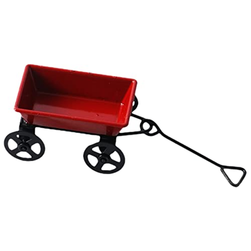 LRXIYODE Kleiner Anhänger Mini- -Hausdekorationen Wagen Miniatur Ornamente Gartenschmuck kinderspielzeug Auto bastelzeug The Craft Desktop-Mini-Ornament Trolley-Modell Zubehör Eisen rot LRXIYODE Kleiner Anhänger Mini- -Hausdekorationen Wagen Miniatur Ornamente Gartenschmuck kinderspielzeug Auto bastelzeug The Craft Desktop-Mini-Ornament Trolley-Modell Zubehör Eisen rot von LRXIYODE