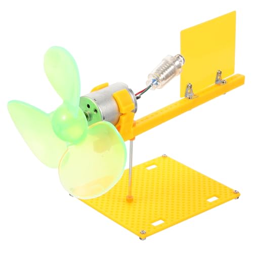 LRXIYODE Kleiner Windgenerator DIY Modell Lernspielzeug Für Windkraftanlage Bausatz Physik Experimentierkasten Für Kreative Wissenschaftsprojekte von LRXIYODE
