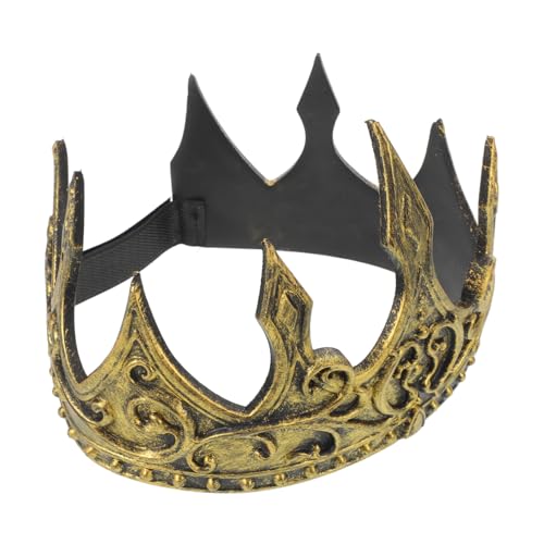 LRXIYODE Königskrone für Geburtstag und Halloween Langlebiger Cosplay Kopfschmuck Vielseitige Mittelalter Krone für Kostümpartys und Rollenspiele Stilvolles Fürsten Accessoire LRXIYODE Königskrone für Geburtstag und Halloween Langlebiger Cosplay Kopfschmuck Vielseitige Mittelalter Krone für Kostümpartys und Rollenspiele Stilvolles Fürsten Accessoire von LRXIYODE