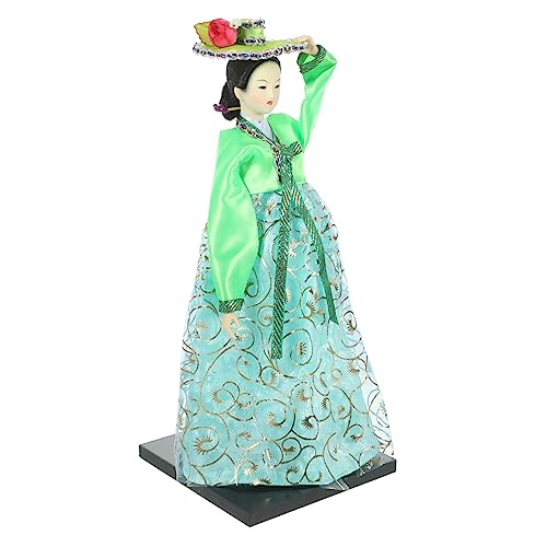 LRXIYODE Traditionelle Hanbok Puppe Koreanischem Stil Sammlerfigur Mit Zufälligen Farbakzenten Kunstvolles Dekorationsstück Für Zuhause LRXIYODE Traditionelle Hanbok Puppe Koreanischem Stil Sammlerfigur Mit Zufälligen Farbakzenten Kunstvolles Dekorationsstück Für Zuhause von LRXIYODE