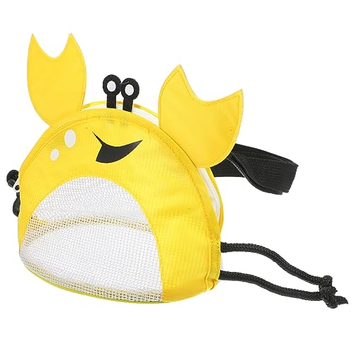 LRXIYODE Krabbenförmige Mesh Strandmuscheltasche Für Sammeln Von Muscheln Und Schätzen Am Strand Robuste Gelbe Strandtasche Für Kleine LRXIYODE Krabbenförmige Mesh Strandmuscheltasche Für Sammeln Von Muscheln Und Schätzen Am Strand Robuste Gelbe Strandtasche Für Kleine von LRXIYODE