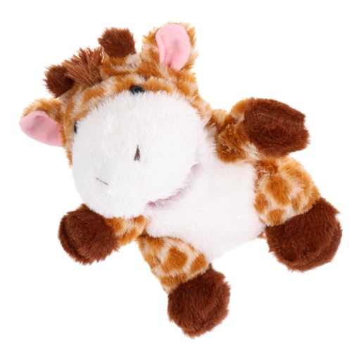 LRXIYODE Kreative Giraffen Handpuppe aus Weichem Plüsch Pädagogisches Tier Handspielzeug für Interaktives Geschichtenerzählen Fördert Kommunikation und Fantasie bei Kindern von LRXIYODE
