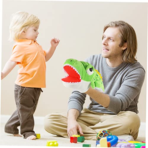 LRXIYODE Kreative Krokodil Handpuppe Plüschtier Handspielzeug für Interaktives Geschichten Erzählen für Mädchen Jungen von LRXIYODE