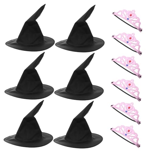 LRXIYODE Kronen Dekorationen Weiche Königliche Cosplay Geburtstag Halloween Kappen Lieferungen Königin Prinzessin Zubehör Kinderkostüm Und Hut Mädchen Zauberer Party Fee Kappe Zubehör von LRXIYODE