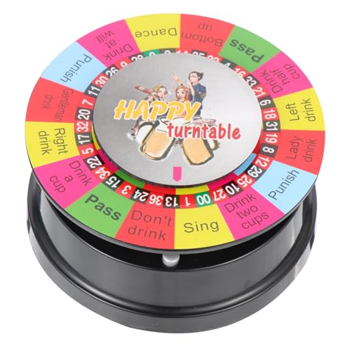 LRXIYODE English Drinking Game Turntable Elektrische Roulette-drehplatte Für Ktv-Partys Praktische Spielunterhaltung Für Erwachsene Tragbares Barzubehör LRXIYODE English Drinking Game Turntable Elektrische Roulette-drehplatte Für Ktv-Partys Praktische Spielunterhaltung Für Erwachsene Tragbares Barzubehör von LRXIYODE