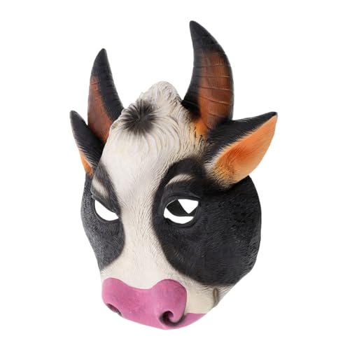 LRXIYODE Kuhkopfmaske Für Halloween Und Cosplay, Tierkopfmaske, Tiermaskerade-maske, Halloween-kostüm, Foto-requisite, Mitbringsel LRXIYODE Kuhkopfmaske Für Halloween Und Cosplay, Tierkopfmaske, Tiermaskerade-maske, Halloween-kostüm, Foto-requisite, Mitbringsel von LRXIYODE
