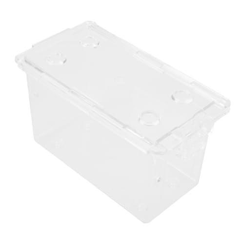 LRXIYODE Kunststoff Aufbewahrungsbox für Sammelkarten Transparente Kartenhalter Box mit Deckel für Organisation von Karten und Kleinen Gegenständen Leicht LRXIYODE Kunststoff Aufbewahrungsbox für Sammelkarten Transparente Kartenhalter Box mit Deckel für Organisation von Karten und Kleinen Gegenständen Leicht von LRXIYODE