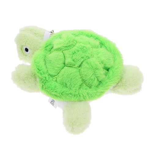 LRXIYODE Kuscheliger Schildkröten Schlüsselanhänger Plüsch Anhänger mit Tasche Leichter Kleiner Taschenanhänger für Rucksack Handtasche Bunter Plüsch Charm für Alltag und von LRXIYODE