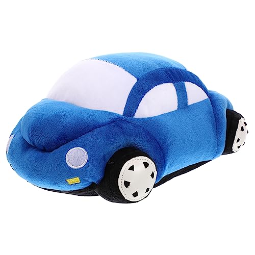 LRXIYODE Kuscheliges Cartoon Auto Plüschspielzeug Blau Weiches Material für Perfektes für Feiertage und Partys Gemütliches Kissen für Reisen von LRXIYODE