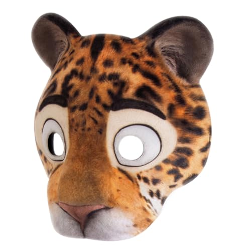 LRXIYODE Leichte EVA Leoparden Halbgesichtsmaske mit Elastischem Band Atmungsaktiv und Komfortabel für Faschingskostüme Karneval Halloween und Kreative Rollenspiele LRXIYODE Leichte EVA Leoparden Halbgesichtsmaske mit Elastischem Band Atmungsaktiv und Komfortabel für Faschingskostüme Karneval Halloween und Kreative Rollenspiele von LRXIYODE