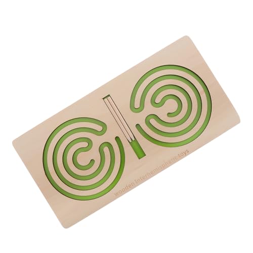 LRXIYODE Lernspielzeug Für Labyrinth Feinmotorikspiele Feinmotorikspielzeug Für Kleinkinder Handspiele Feinmotorisches Handpuzzles Holz Light Green LRXIYODE Lernspielzeug Für Labyrinth Feinmotorikspiele Feinmotorikspielzeug Für Kleinkinder Handspiele Feinmotorisches Handpuzzles Holz Light Green von LRXIYODE