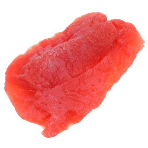 LRXIYODE Lifelike Fake Pork Meat Model Realistic Pretend Play Food Toy for Kitchen Decoration Party Photo Props Food Educational Toy von LRXIYODE