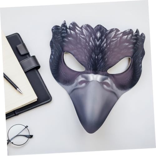 LRXIYODE Lifelike Krähen Tiermaske aus Halbe Gesichtsbedeckung Leicht und Langlebig Für Halloween Karneval Party Erwachsene LRXIYODE Lifelike Krähen Tiermaske aus Halbe Gesichtsbedeckung Leicht und Langlebig Für Halloween Karneval Party Erwachsene von LRXIYODE
