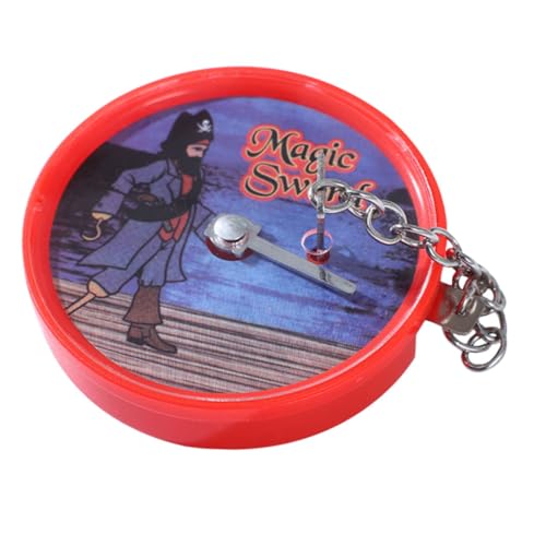 LRXIYODE Magischer Trickschwert Requisit für Bühnenauftritte Vielseitiges Zauberschwert mit Innovativem Mechanismus Langlebig und Benutzerfreundlich für Anfänger und Profis Rotes von LRXIYODE