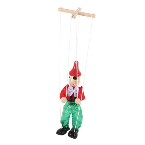 LRXIYODE Marionette Holzspielzeug für Interaktive Schnurpuppen für Kreatives Spiel Handgefertigte Marionetten mit Bunten Designs Robust und Sicher für Unendlichen Spaß Zufällige Farbe von LRXIYODE