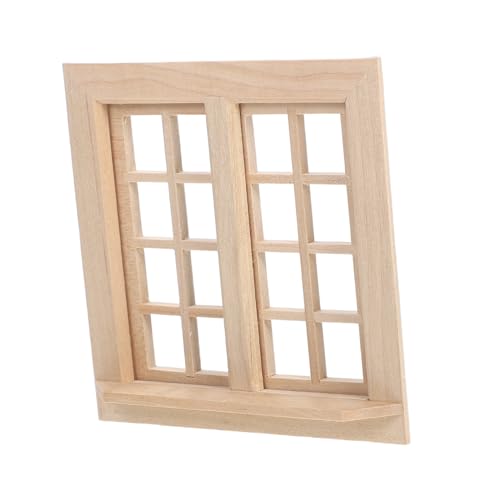 LRXIYODE Maßstab DIY Fensterrahmen Modell Dekoration für Puppenhaus Möbel und Miniaturhäuser LRXIYODE Maßstab DIY Fensterrahmen Modell Dekoration für Puppenhaus Möbel und Miniaturhäuser von LRXIYODE