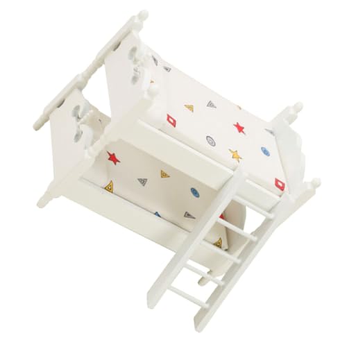 LRXIYODE Maßstab Kleine Puppenbett Dekoration Babypuppen Zubehör Schlafzimmer Modell von LRXIYODE