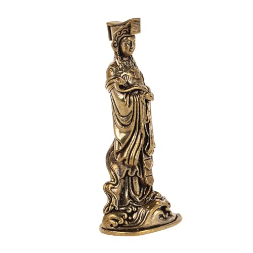 LRXIYODE Mazu-Statue Desktop-Ornament Mazu-figurenskulptur Aus Metall Handwerk Aus Messing Desktop-deko in Mazu-Form Mazu-Ornament Aus Messing Desktop - Messingfigur Golden Kupfer LRXIYODE Mazu-Statue Desktop-Ornament Mazu-figurenskulptur Aus Metall Handwerk Aus Messing Desktop-deko in Mazu-Form Mazu-Ornament Aus Messing Desktop - Messingfigur Golden Kupfer von LRXIYODE