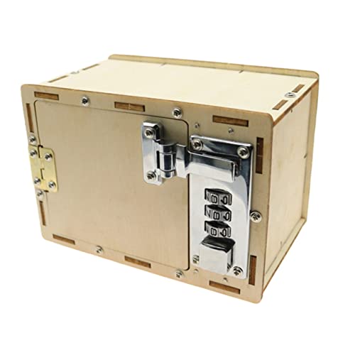 LRXIYODE Mechanische Passwortbox DIY Bausatz mit Zahlenkombinationsschloss Fördert Feinmotorik und Kreatives Basteln für Eltern zum Gemeinsamen LRXIYODE Mechanische Passwortbox DIY Bausatz mit Zahlenkombinationsschloss Fördert Feinmotorik und Kreatives Basteln für Eltern zum Gemeinsamen von LRXIYODE