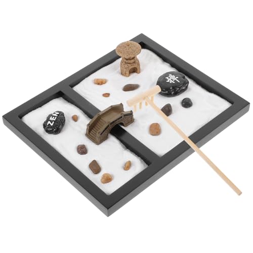 LRXIYODE Meditationsgarten aus Sand und Kreatives Zen für Büro und Zuhause Eleganter Sandtisch für Desktop Entspannendes für Freunde und Familie LRXIYODE Meditationsgarten aus Sand und Kreatives Zen für Büro und Zuhause Eleganter Sandtisch für Desktop Entspannendes für Freunde und Familie von LRXIYODE