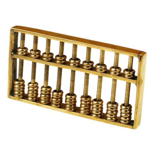 LRXIYODE Messing Miniatur Abakus Ornament Vintage Zählhilfe Lernspielzeug Mathe deko Kompakt Vielseitig für Büro Wohnzimmer Schreibtisch Zubehör LRXIYODE Messing Miniatur Abakus Ornament Vintage Zählhilfe Lernspielzeug Mathe deko Kompakt Vielseitig für Büro Wohnzimmer Schreibtisch Zubehör von LRXIYODE