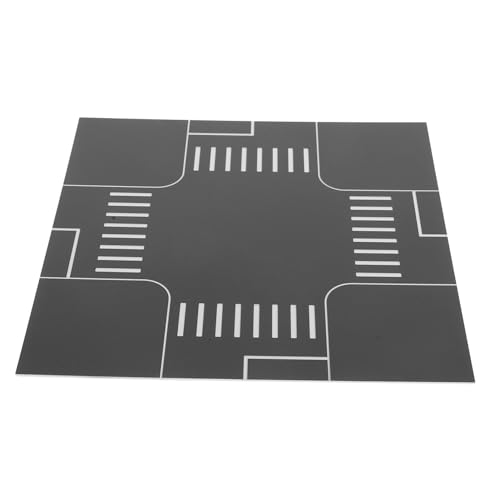 LRXIYODE Micro Landscape Road Model mit Realistischen Verkehrsschildern Detailgetreue Simulation für Pädagogisches zur Verkehrsregelvermittlung Erweiterbare Straßenszene für Modellbau und von LRXIYODE