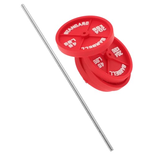 LRXIYODE Mini-Fitness-langhantel Puppe Ding Tragbar Vorgeben Miniatur Bausatz Mini-Gewichte Rot Plastik LRXIYODE Mini-Fitness-langhantel Puppe Ding Tragbar Vorgeben Miniatur Bausatz Mini-Gewichte Rot Plastik von LRXIYODE