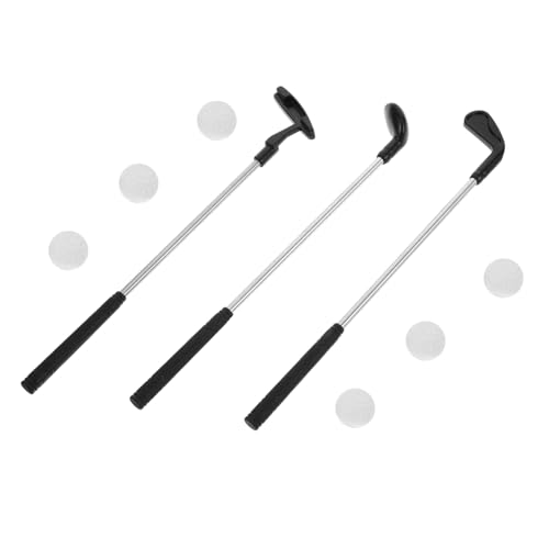 LRXIYODE Mini Golf Set für Indoor Teiliges Miniatur Golfspiel mit Kleinen Bällen Präzise Gefertigte Langlebige Mini Golfclubs für Schreibtisch und Spielerisches Training LRXIYODE Mini Golf Set für Indoor Teiliges Miniatur Golfspiel mit Kleinen Bällen Präzise Gefertigte Langlebige Mini Golfclubs für Schreibtisch und Spielerisches Training von LRXIYODE