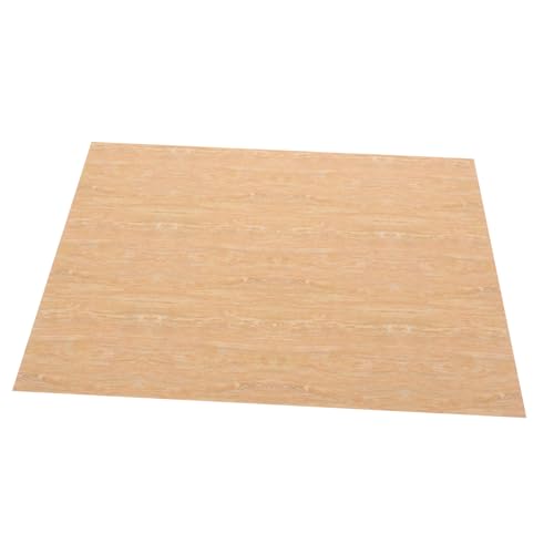 LRXIYODE Mini Haus Dekoration DIY Bodenfolie für Puppenhaus Zubehör Kreative Holzfußbodenoptik für Miniatur Szenerien von LRXIYODE