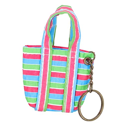 LRXIYODE Mini-Hausversorgung Zubehör Windel-Caddy Puppe Miniaturbausätze Handtasche eincremehilfe Koffer Tasche Landschaftsbau-Miniatur-Einkaufstasche filigranes Miniaturmodell Stoff von LRXIYODE