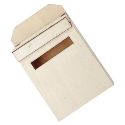 LRXIYODE Mini Holz Briefkasten Modell Detailreiche Miniatur Haus Briefkasten Dekoration Lustiges Garten DIY Puppenhaus Zubehör Kindgerechte Miniatur Mailbox für Kreative Bastelideen LRXIYODE Mini Holz Briefkasten Modell Detailreiche Miniatur Haus Briefkasten Dekoration Lustiges Garten DIY Puppenhaus Zubehör Kindgerechte Miniatur Mailbox für Kreative Bastelideen von LRXIYODE