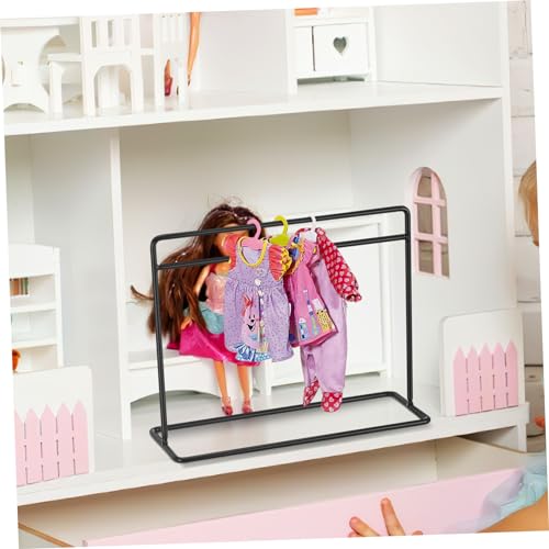 LRXIYODE Mini Kleiderbügel aus für Puppenhaus Dekorativer Kleiner Puppenkleiderständer Platzsparend Leicht für Puppenhaus Deko und DIY Projekte Schwarz LRXIYODE Mini Kleiderbügel aus für Puppenhaus Dekorativer Kleiner Puppenkleiderständer Platzsparend Leicht für Puppenhaus Deko und DIY Projekte Schwarz von LRXIYODE