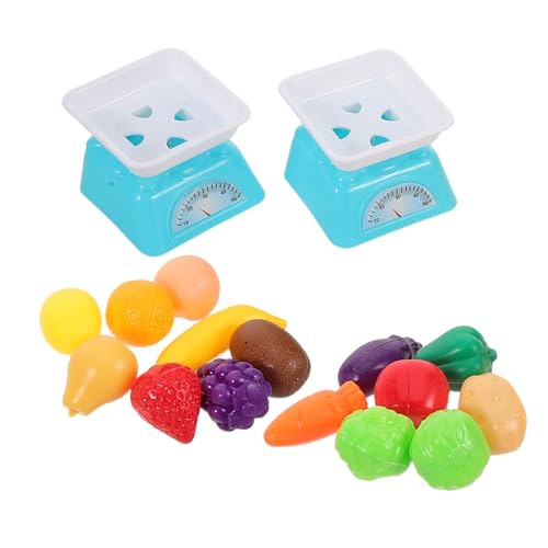 LRXIYODE Mini Küchen Spielset für Realistische Bunte Obst und Gemüse Spielzeuge mit Mini Waagen Pädagogisches DIY Kochspielzeug für Fantasievolles Rollenspiel und Soziale Interaktion LRXIYODE Mini Küchen Spielset für Realistische Bunte Obst und Gemüse Spielzeuge mit Mini Waagen Pädagogisches DIY Kochspielzeug für Fantasievolles Rollenspiel und Soziale Interaktion von LRXIYODE