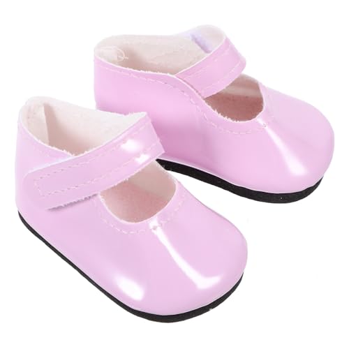 LRXIYODE Mini Puppenschuhe aus Leder Kleine Mädchenschuhe für Puppen DIY Zubehör zum Ankleiden Langlebig und Praktisch für Puppenkostüme von LRXIYODE