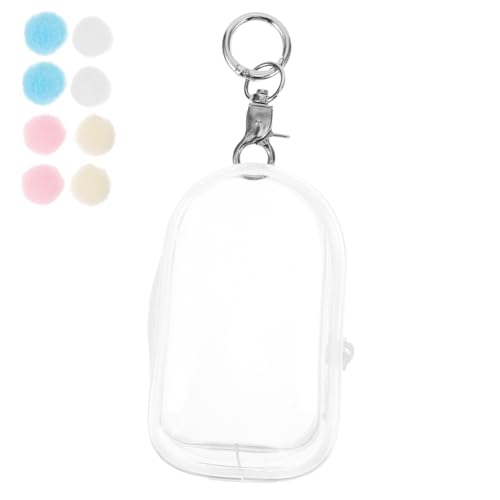 LRXIYODE Mini Puppenspeicher Tasche mit Schlüsselanhänger PVC Transparente Vitrine für Sammlungen Tragbare und Leichte Puppenaufbewahrung für Figuren und Schmuck LRXIYODE Mini Puppenspeicher Tasche mit Schlüsselanhänger PVC Transparente Vitrine für Sammlungen Tragbare und Leichte Puppenaufbewahrung für Figuren und Schmuck von LRXIYODE