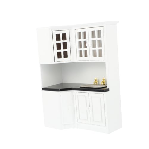 LRXIYODE Mini Spülschrank Puppenhaus Dekoration Kleines Sink Cabinet Modell Strapazierfähiges Miniaturmöbel für Puppenstuben Handgefertigt Weiß LRXIYODE Mini Spülschrank Puppenhaus Dekoration Kleines Sink Cabinet Modell Strapazierfähiges Miniaturmöbel für Puppenstuben Handgefertigt Weiß von LRXIYODE