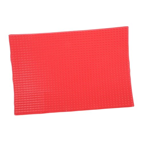 LRXIYODE Miniatur Dachziegel Maßstab Rote Simulation Dachschindeln DIY Modellbau Zubehör für Puppenhaus Sandtisch Landschaft Micro Szene Gestaltung von LRXIYODE